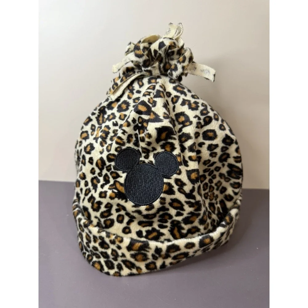 Mickey Leopard Print Walt Disney Beanie Hat
